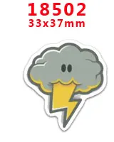 30 шт мультфильм персонаж плоское украшение из смолы PR 18446 - Цвет: 18502