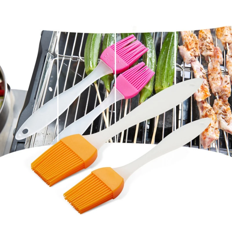 

Heat Resistant Silicone Barbecue Brushes Food Grade Baking Tray Bread Chef Pastry Oil Butter Paint Cooking Grilling Tool
