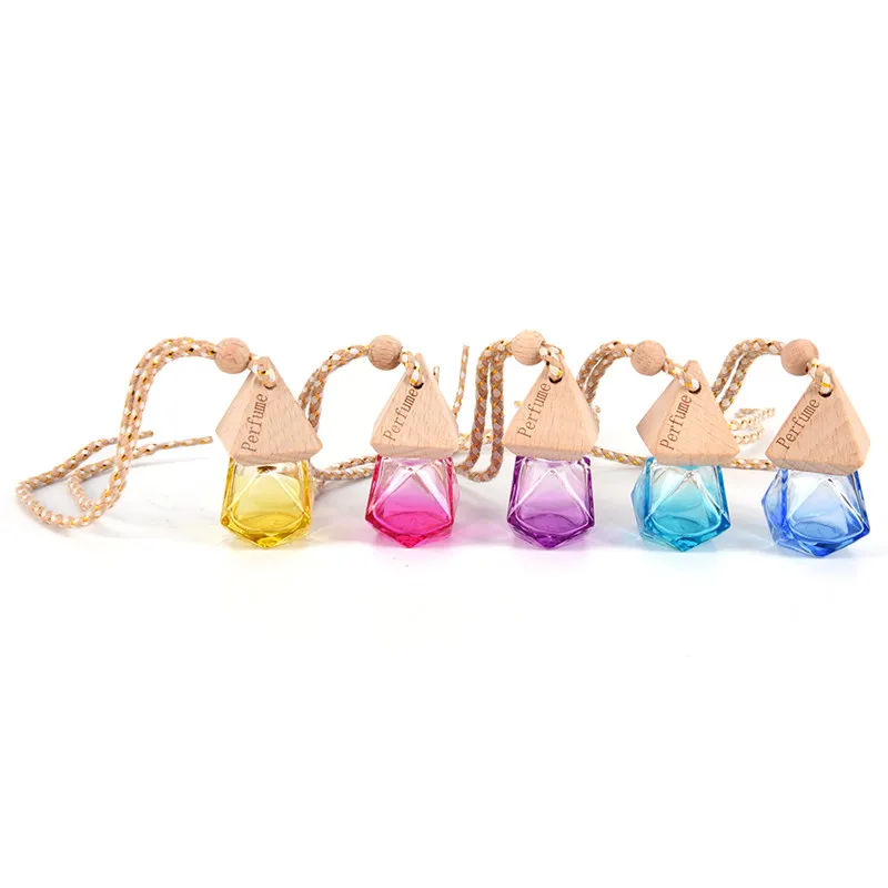 

1Pc Air Freshener Car Perfume Hanging Printed Fragrance Diffuser Bottle Beautiful New Arrival