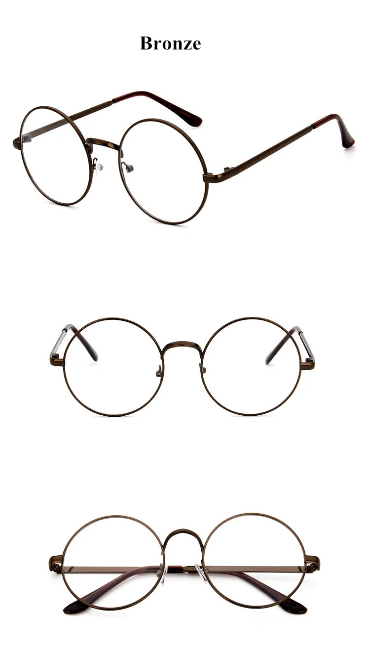 Маленькие круглые очки nerd, прозрачные линзы, унисекс, Золотая круглая металлическая оправа, очки, оправа, оптическая, для мужчин, женщин, черная, uv oculos De Sol Oculos