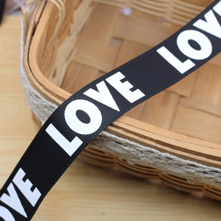 2 5 см 1 &quotс буквенным принтом&quot LOVE &quotодежда Grosgrain ленточный пояс DIY аксессуары