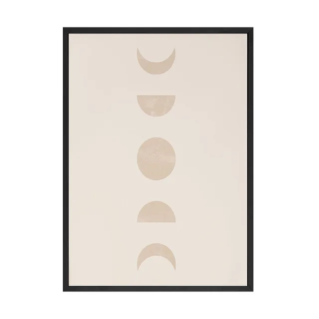 Poster cocooning et minimaliste tons marron KOR