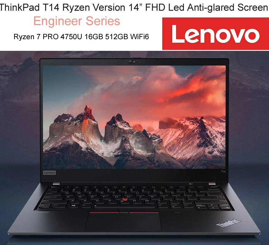 Lenovo AMD Edition Laptop ThinkPad T14 Engineer Series Ryzen 7 PRO