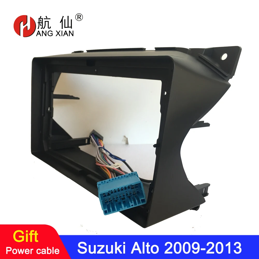 Автомобильный радиоприемник angxian 2 Din рама для Suzuki Alto 2009-2013 DVD gps navi панель комплект