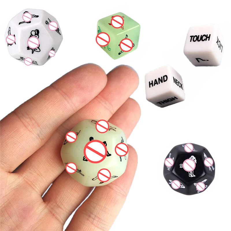 Female Sex Toys Sex Toys for Couples Women Adult Game Funny Sex Dice 6/12 Sides Romance Love Humour Gambling Erotic Crap Dice Bar Christmas Gift