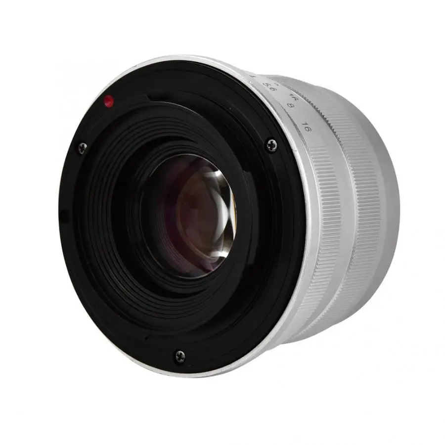 Lentille 7artisans 25mm F1.8 Manual Aperture Focus Lens Accessory for Mirrorless Cameras camera len accessories