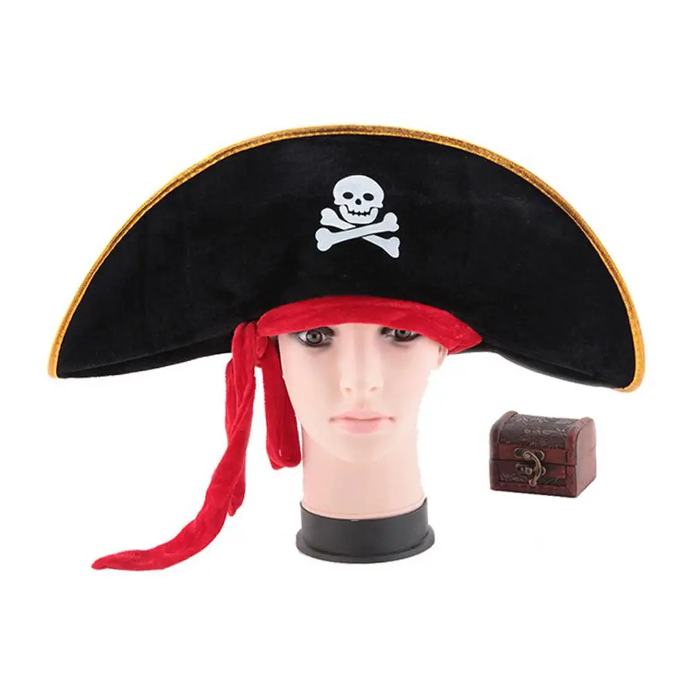 Для взрослых и детей, пиратская шляпа, пиратский костюм с черепом, нарядное платье, вечерние аксессуары, Кепка с черепом, Caribbean Corsair Hat, вечерние игрушки