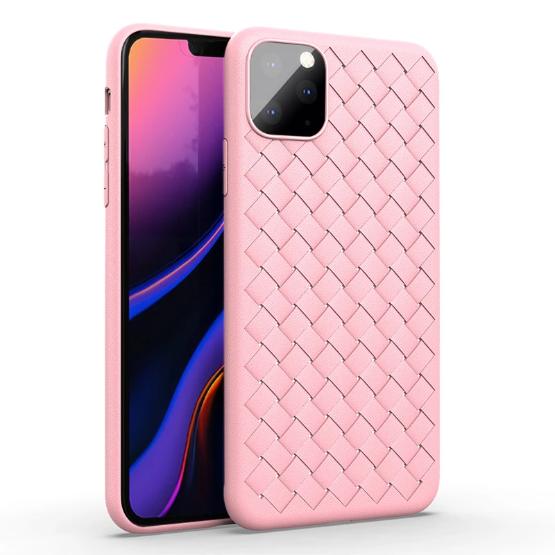 Чехол с дышащей сеткой для iPhone 11 Pro Max XS 6 6S 7 8 Plus X XR кожаный ТПУ тканый BV сетчатый чехол для телефона силиконовый чехол
