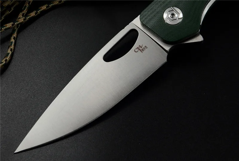 CH CH3530G10 Флиппер складной нож D2 лезвие шарикоподшипник шайба G10 Ручка Открытый Отдых Охота карманный нож EDC инструменты