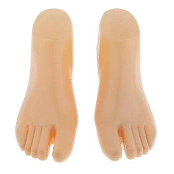 

2pcs Men Feet Mannequin Socks Display Foot Stand Model Simulation Left Right, Stable pedestal bottom