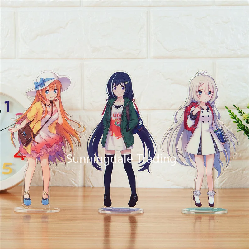 

Princess Connect Re Dive Figure Toy Anime Kokoro Kyaru Hikawa Acrylic Doll Cosplay 15cm Standing Decoration for Gift
