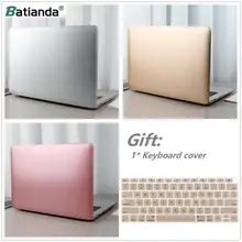 Металлический сенсорный чехол для ноутбука MacBook Air 12 11 Pro 13 15 retina A1502 Touch Bar A1932 A2159 A1989 жесткий чехол