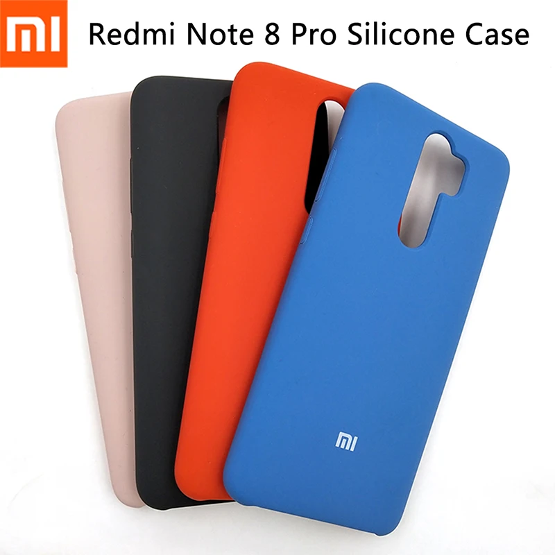 Оригинальный мобильный телефон Xiaomi Redmi Note 8 Pro 8T мягкий ТПУ жидкий силикон задняя