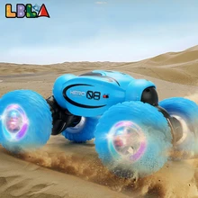 Lbla d875 rc dublê 4wd carro torção drift offroad deformável controle remoto unidade veículo modelo de máquina transformador brinquedo presente criança