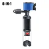 Quiet Fish Tank Built-in Water Filter Circulating Pump Fecal Separation Collector Oxygenation Pump Aquarium Pumping 110V 220V 6