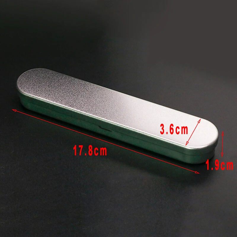 1 шт. Серебряная коробка для ручек металлическая прямоугольная коней жестяная