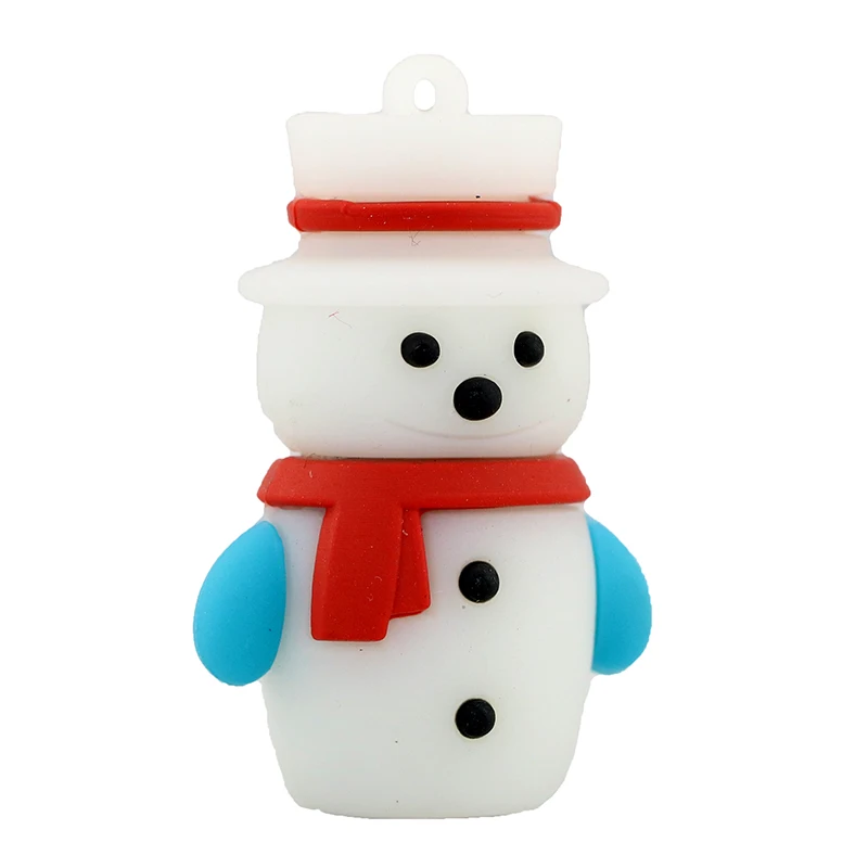 Usb флеш-накопитель 32 ГБ, 8 ГБ, мультяшный диск, рождественский подарок, флешка, 16 ГБ, снеговик, лось, флеш-карта памяти, 64 ГБ, Cle, Usb 2,0, флеш-накопитель - Цвет: 02