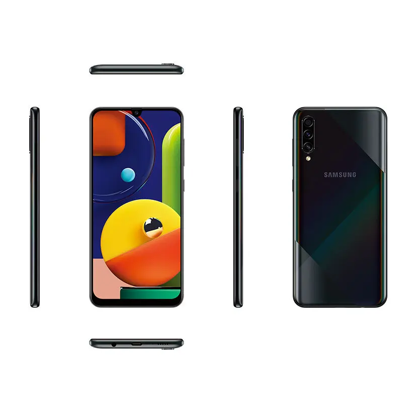 Samsung A50s 6," Super AMOLED 4x zoom Поддержка NFC Google Playstore 6G 128G 2340*1080 4 камеры 48MP 4000mAh отпечаток пальца ID