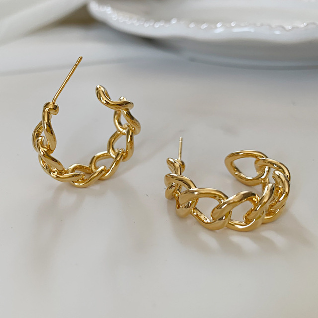 Korean New Simple Geometry Earrings Fashion Temperament Sweet Pearl Flower Earrings Female Jewelry Party Gift