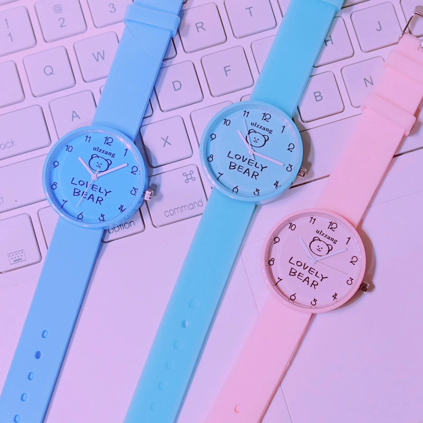 

Large Children's Watch GIRL'S Waterproof Middle School Students Cute Cartoon Girls Quartz Watch Girl'S Simple Korean-style Elect