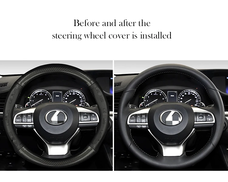 ManH FenT углеродное волокно коровья кожа Чехол рулевого колеса автомобиля для Lexus is250 rx300 rx330 rx 350 gx470 nx rx ct200h gs300 gs