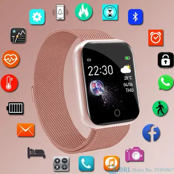

Smart Watch Women Men Fitness Tracker Heart Rate Monitor Sport Waterproof Digital Smart Band Clock Smartwatch For Android IOS