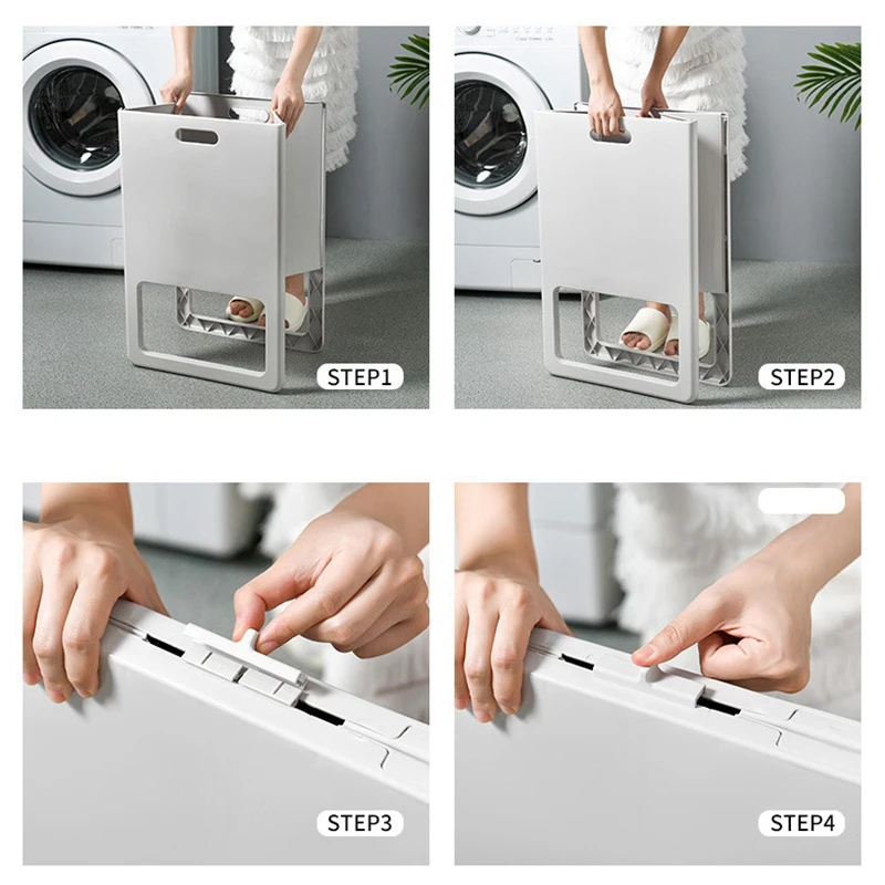 Foldable Bathroom Laundry Basket Large Capacity Home Dirty Clothes Storage Basket Storage Bucket Laundry Storage Accessories