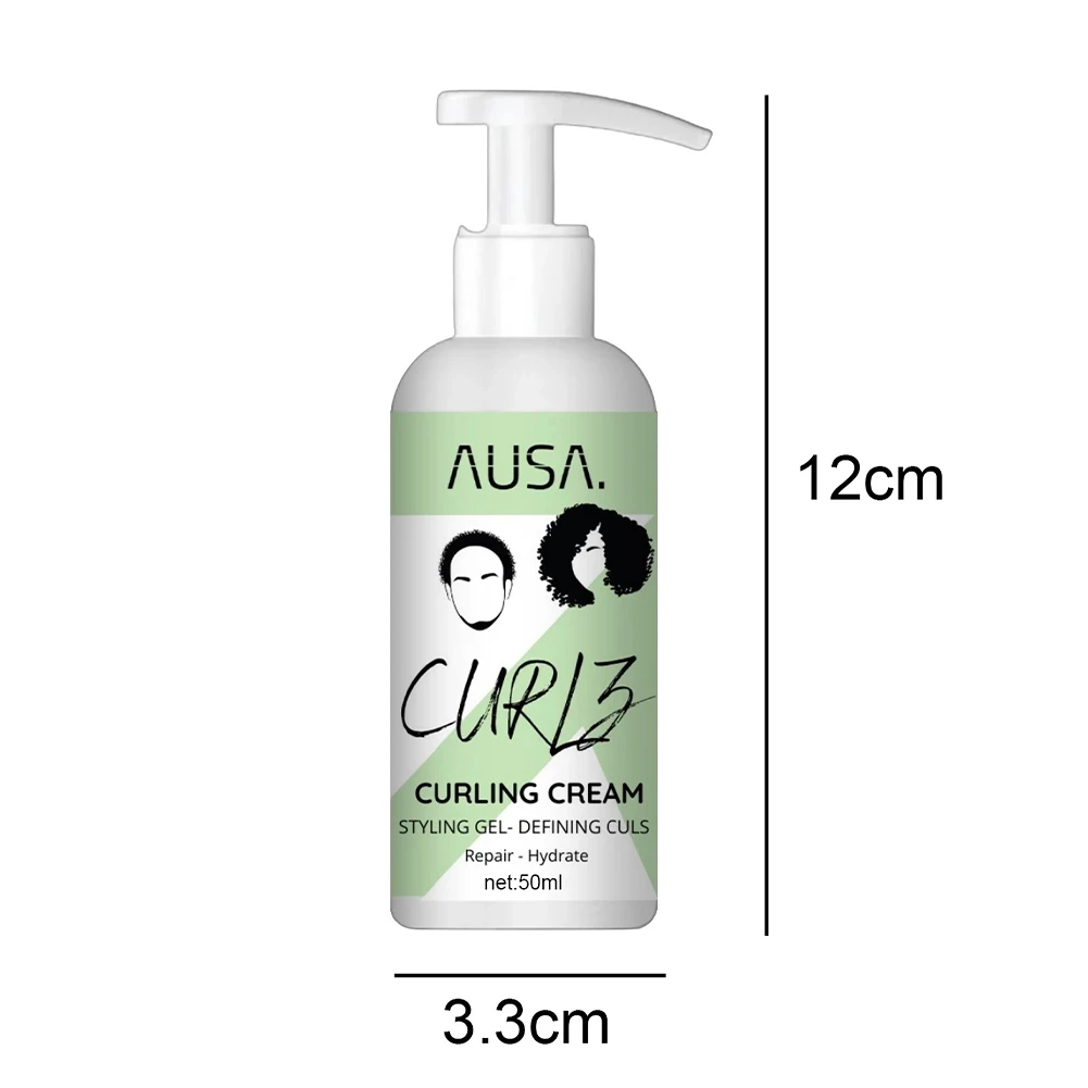 Hair Curls Boost Enhancers Elastin Elastic curly Hair Styling Defining Cream Anti frizz Moisturizing Repair Essence Bounzie