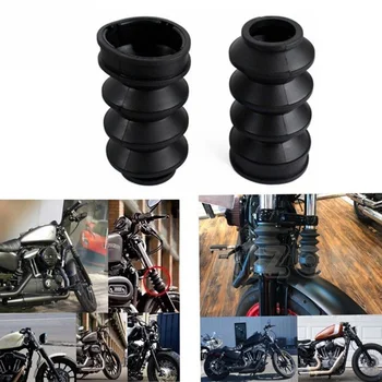 

1 Pair Of Motorcycle 39mm Front Fork Shock Absorber Dustproof Rubber Cover Excellent Condition