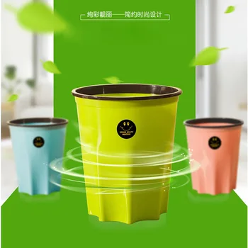 

Trash Household Plastic Nothing Cover Bring Circle Octagonal Trash Will Trumpet Kitchen Toilet Garbage Accept Barrel