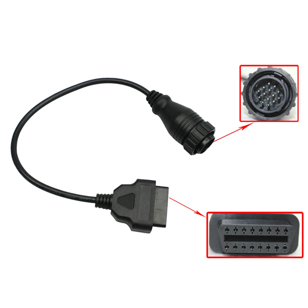 14 Pin to 16 Pin OBDII кабель адаптер «Папа-мама» автомобильный диагностический OBD II шнур для Mercedes Benz Sprinter