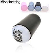 New1pc 3.2 centimetri Professionale Marshmallow Grande Jumbo Unghie artistiche Stamper Silicone Refill nail Stamping Timbro Strumenti (Può Scegliere Il Colore)(China)