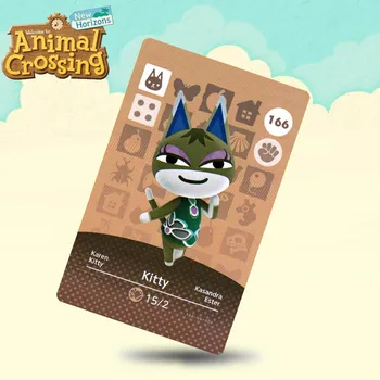 

166 Kitty Animal Crossing Card Amiibo Cards Work for Switch NS 3DS Games
