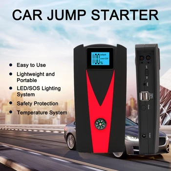 

99900mAh LED Car Jump Start Starter 2 USB Charger Battery Power Bank Booster 12V Backup Emergency Jump Starter For Car Truck