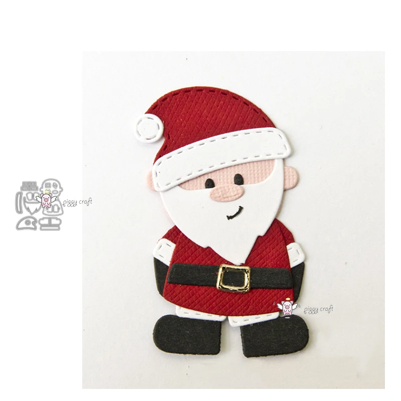 Mmao ремесла металла стали резки штампы новый Санта Клаус украшения трафарет для DIY