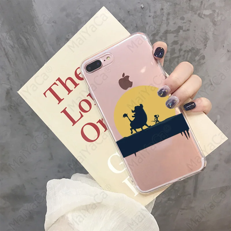 A10 Lion King Pumba Hakuna Matata Проектор DIY чехол для Apple iPhone 11 pro max 8 7 6S Plus X XS MAX 5 5S SE XR 11 PRO максимальный чехол - Цвет: A10