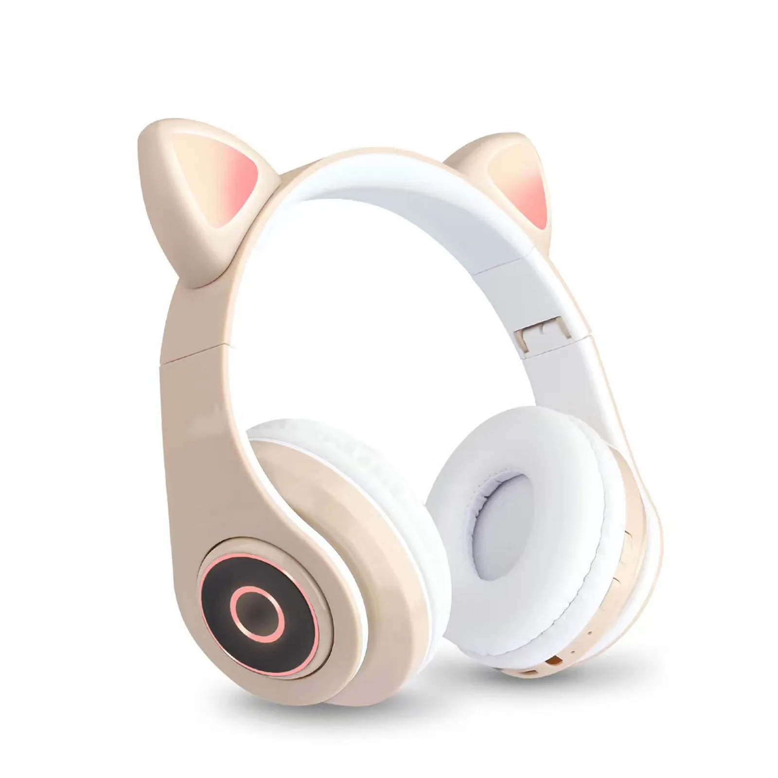 Headphones bluetooth hifi noiseWireless Cat Rabbit Ear Headset LED w Mic Headphone For Kids Girls for pc gamer computador