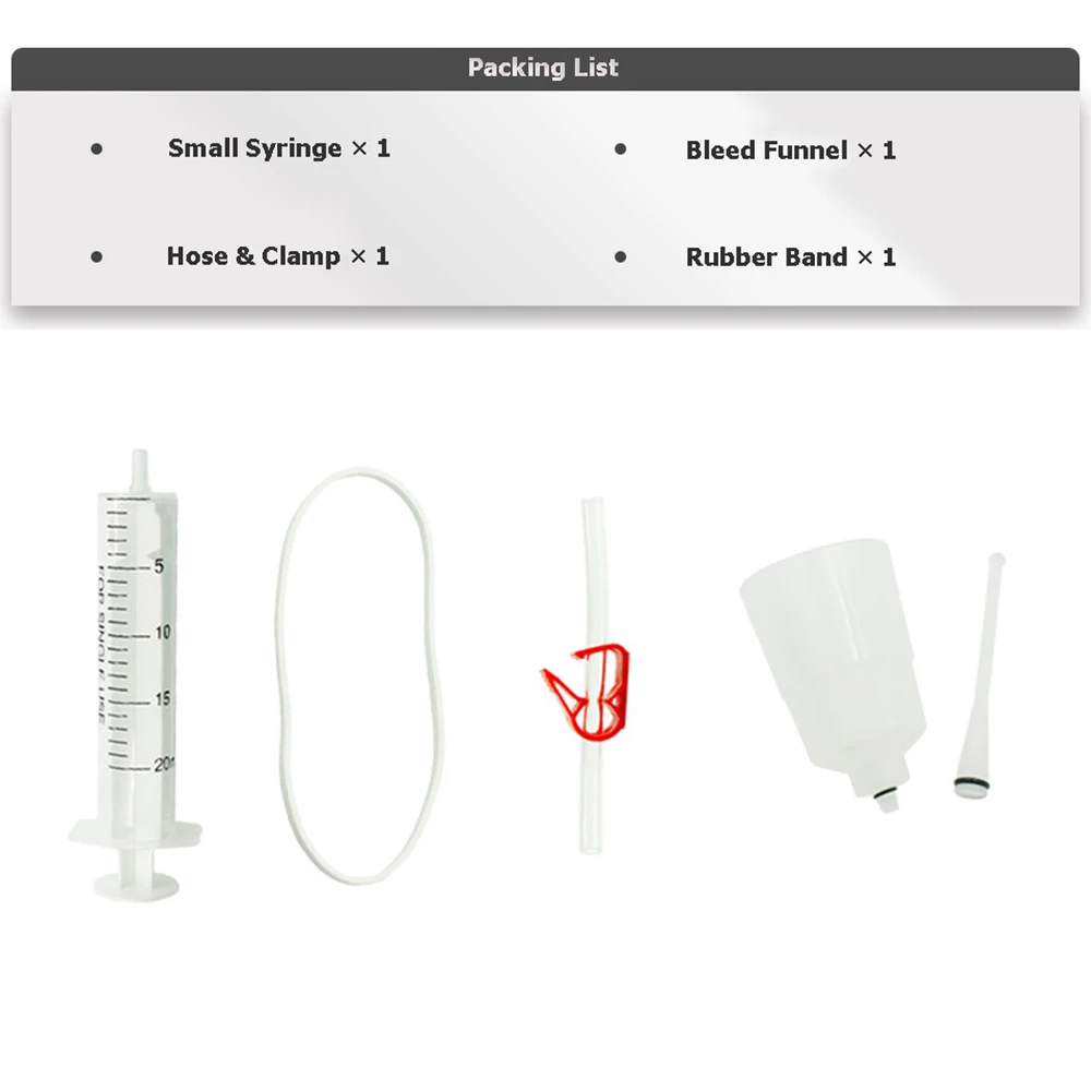 Bicycle Hydraulic Brake Bleed Kit For Shimano Brake System Mineral Oil Disc Brake Bleed Funnel Syringe Bike Repair Tool BC0149 (2)
