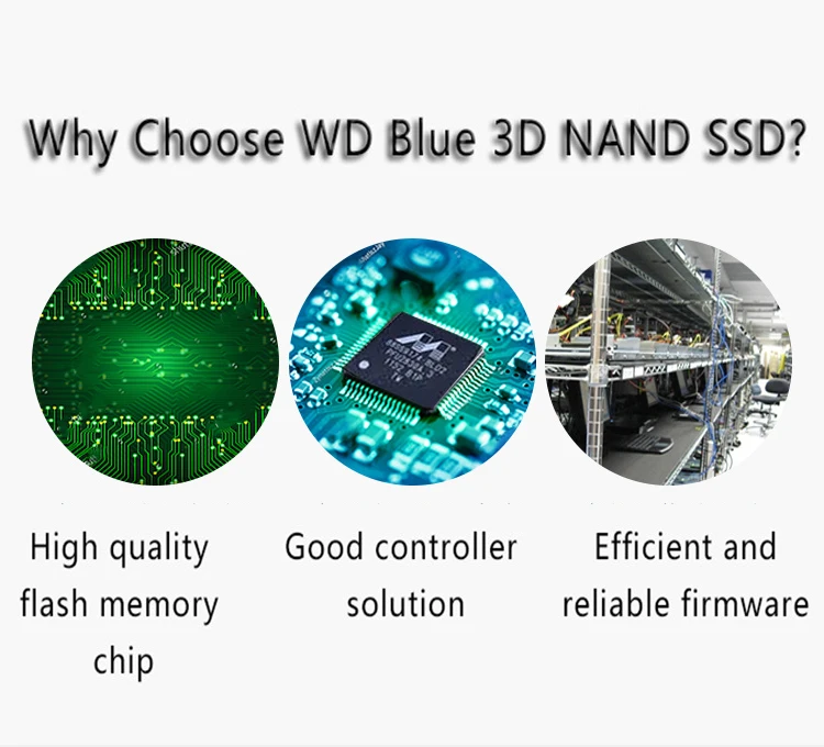 Western Digital Blue SSD 250 ГБ 500 M.2 2280 560 МБ/с. Внутренний твердотельный накопитель на жестком диске Тетрадь ПК объемом оперативной памяти 1 ТБ 2 ТБ
