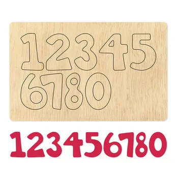 

2019 Numbers 0-8 Frame Wooden Punching dies Customized Leather Metal Cutting Dies Handcraft DIY wooden mold dies cutting