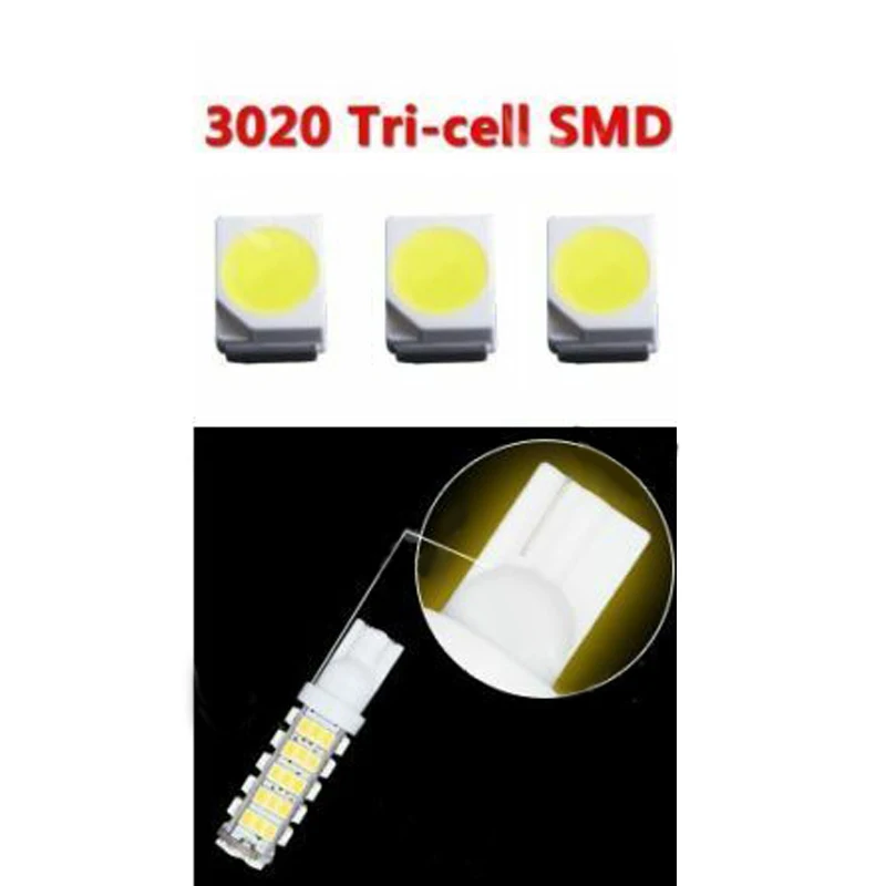 10 шт. DC 12V автомобильный T10 3020 68SMD светодиодный лампочка 3500K~ 4000K запасные части