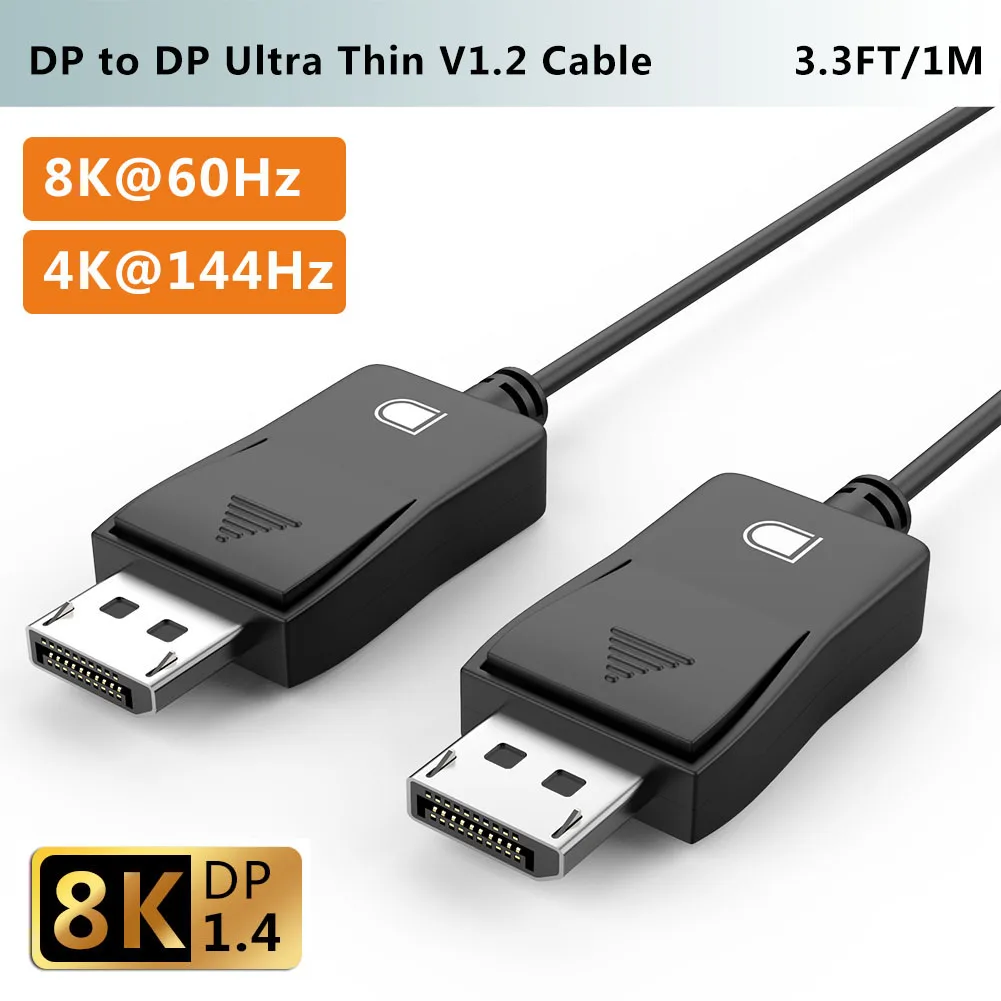 FOINNEX 1M Ultra Thin DisplayPort 1.4 