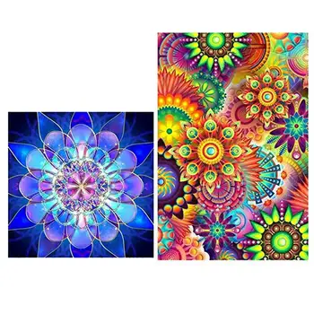 

Paint-In-Number Painting DIY Rhinestones Painting Full Abstract Landscape Point Cross Stitch Needlework Diamond Embroidery