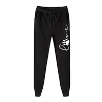 New Fashion Sweatpants for Women Autumn Winter Outdoor Warm Love Printed Jogger Pants Casual Fitness Running Long Trousers