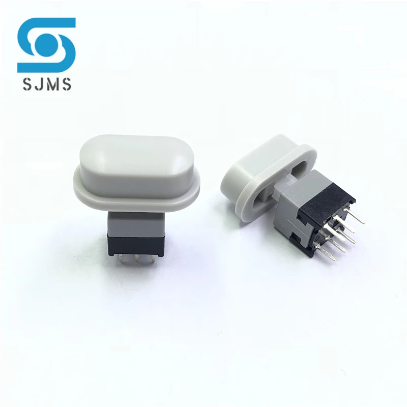 10PCS Tactile Push Button Switch Selbst Verriegelung 5.8*5,8 MM 7*7MM 8*8MM 8.5*8,5 MM Reset Micro Schalter + (10PCS A05 Takt Kappe) – Detail 5