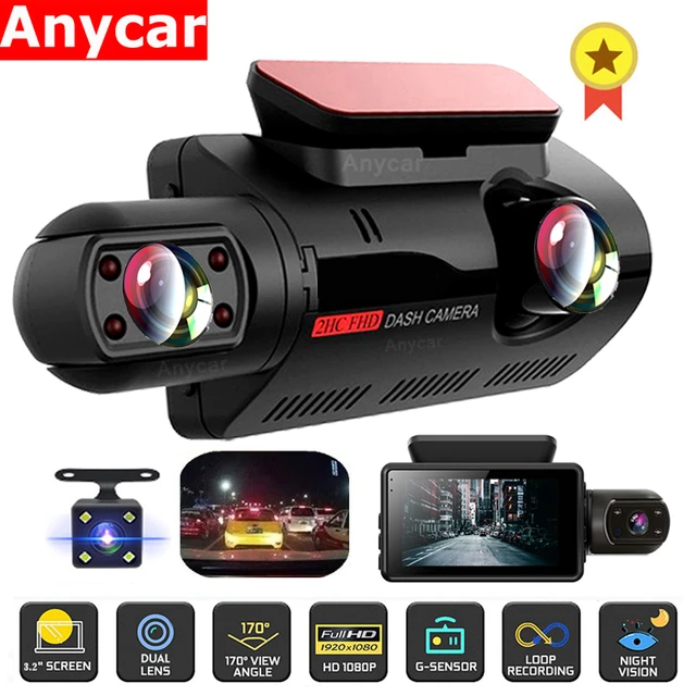 Fhd Car Dvr Car Recorders Dash Cam Dual Record Video Registrar Dash Camera  1080p Dvr Night Vision Video Recorders Dashcam - Dvr/dash Camera -  AliExpress