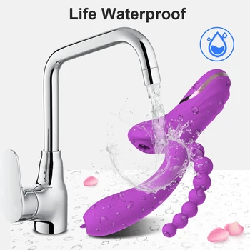 3 In 1 Clit Sucker Vagina Sucking Vibrator Clitoris Stimulator Blowjob Oral Nipple Sex Toys for Adults 18 Women Products 6