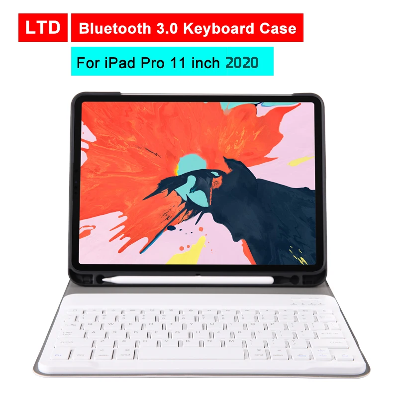 

Keyboard Case For iPad Pro 11inch 2020 with Keyboard Bluetooth Keyboard Case for iPad Tablet Keyboard Leather Case iPad Pro Case