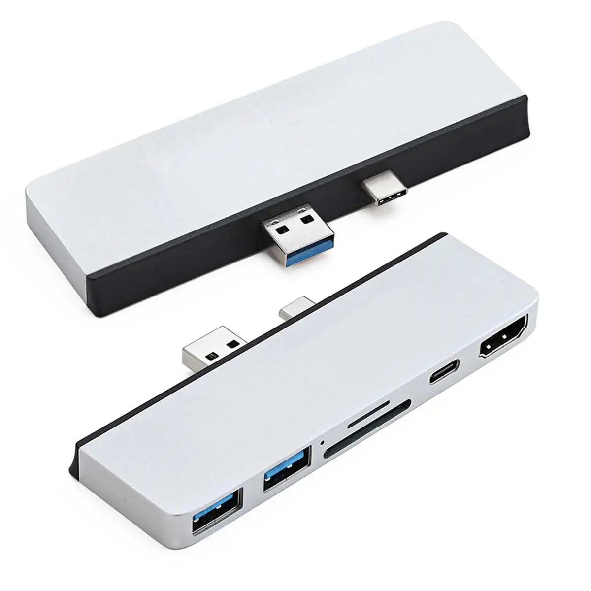 

Type-C USB-C to HDMI Adapter USB C & USB3.0 OTG & SD TF & Power Adapter for Surface Pro 7
