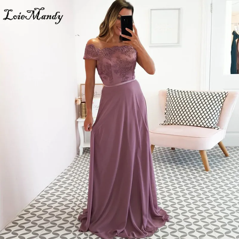 

A-line Prom Dresses Long 2022 Applique Lace Evening Party Gowns For Women Cheap Vestidos de fiesta de noche largos elegantes